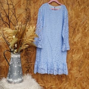 Lace Top With Bell Sleeves